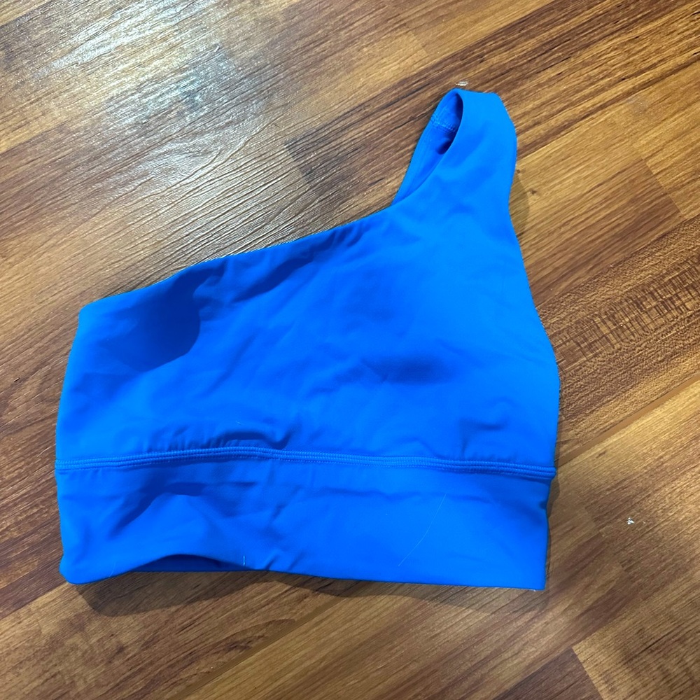 lululemon align asymmetrical one shoulder bra - poolside blue 💙 SOLD OUT